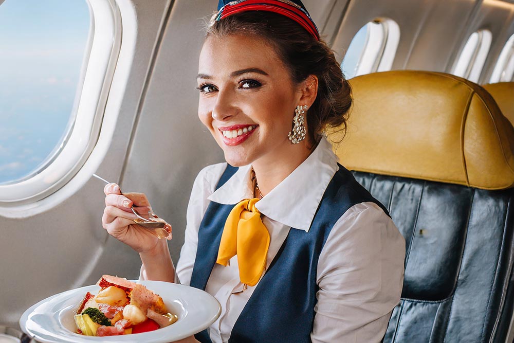 abitudini alimentari personale di volo